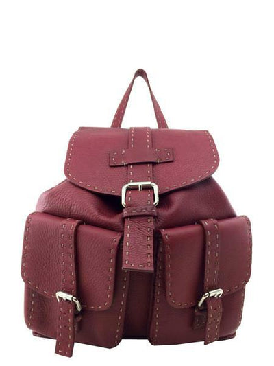 Fendi Selleria Leather Backpack-Consigned Designs
