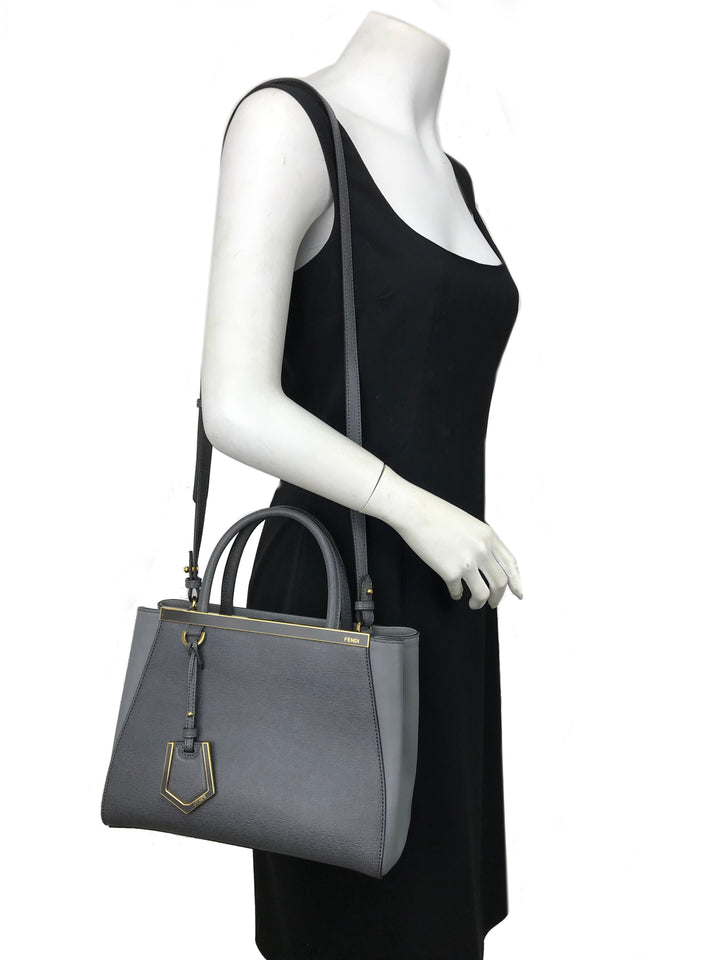 Fendi Vitello Elite Petite 2Jours Tote Bag Consigned Designs