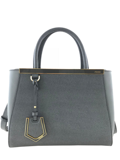 Fendi Vitello Elite Petite 2Jours Tote Bag-Consigned Designs