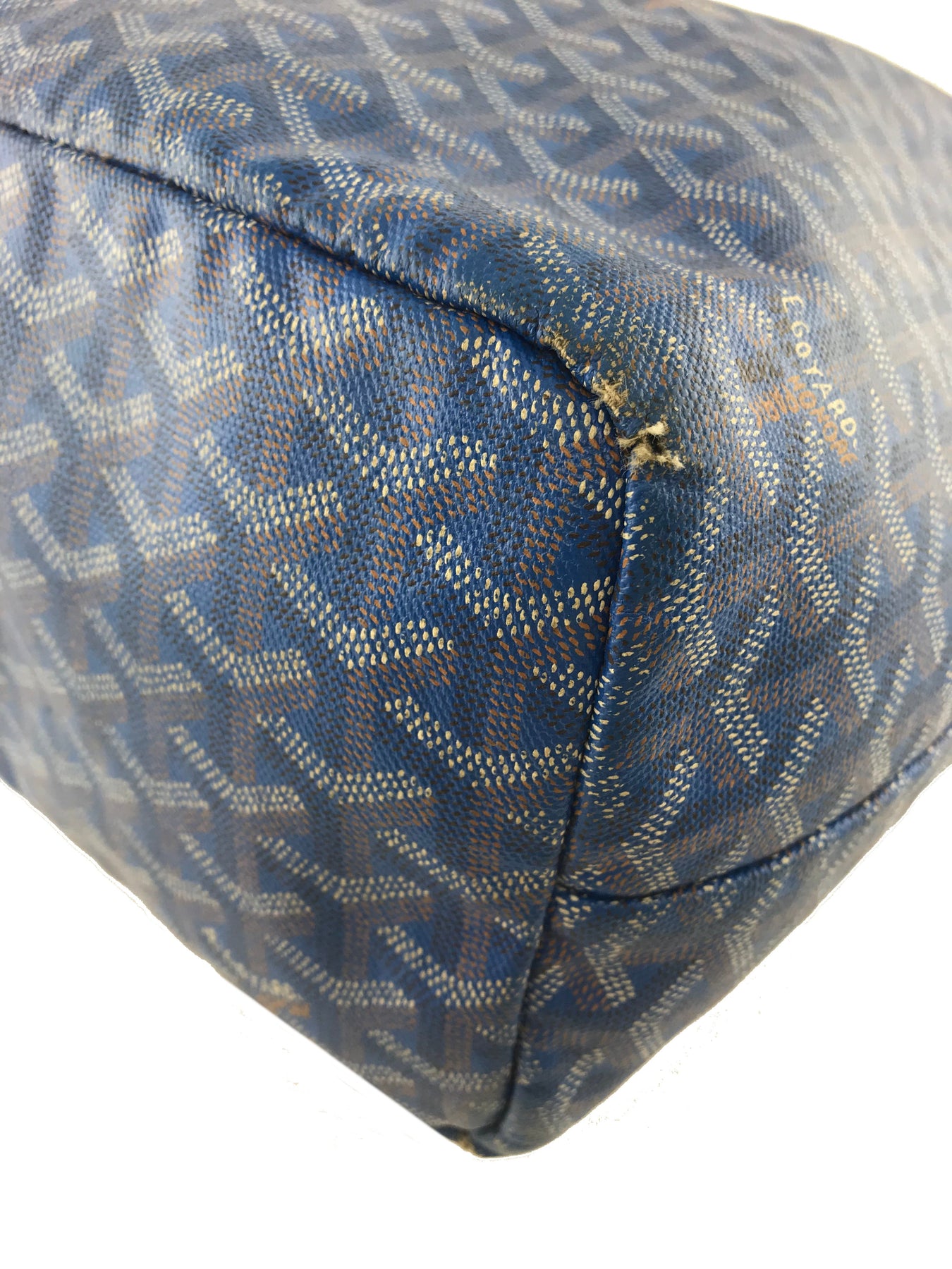 GOYARD-Herringbone-Saint-Louis-PM-PVC-Leather-Tote-Bag-Gray –  dct-ep_vintage luxury Store