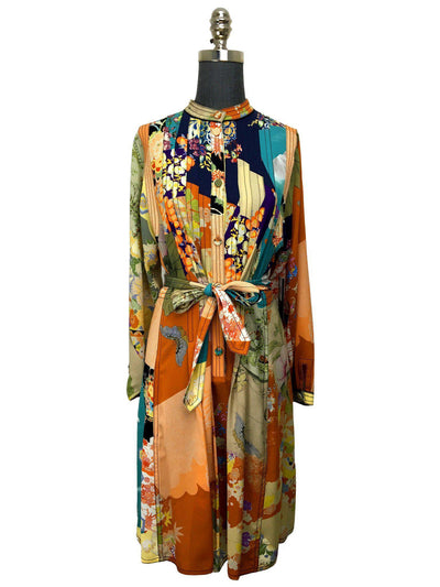 Gucci Ace Juice Print Silk Belted Dress Size M NWT-Consigned Designs