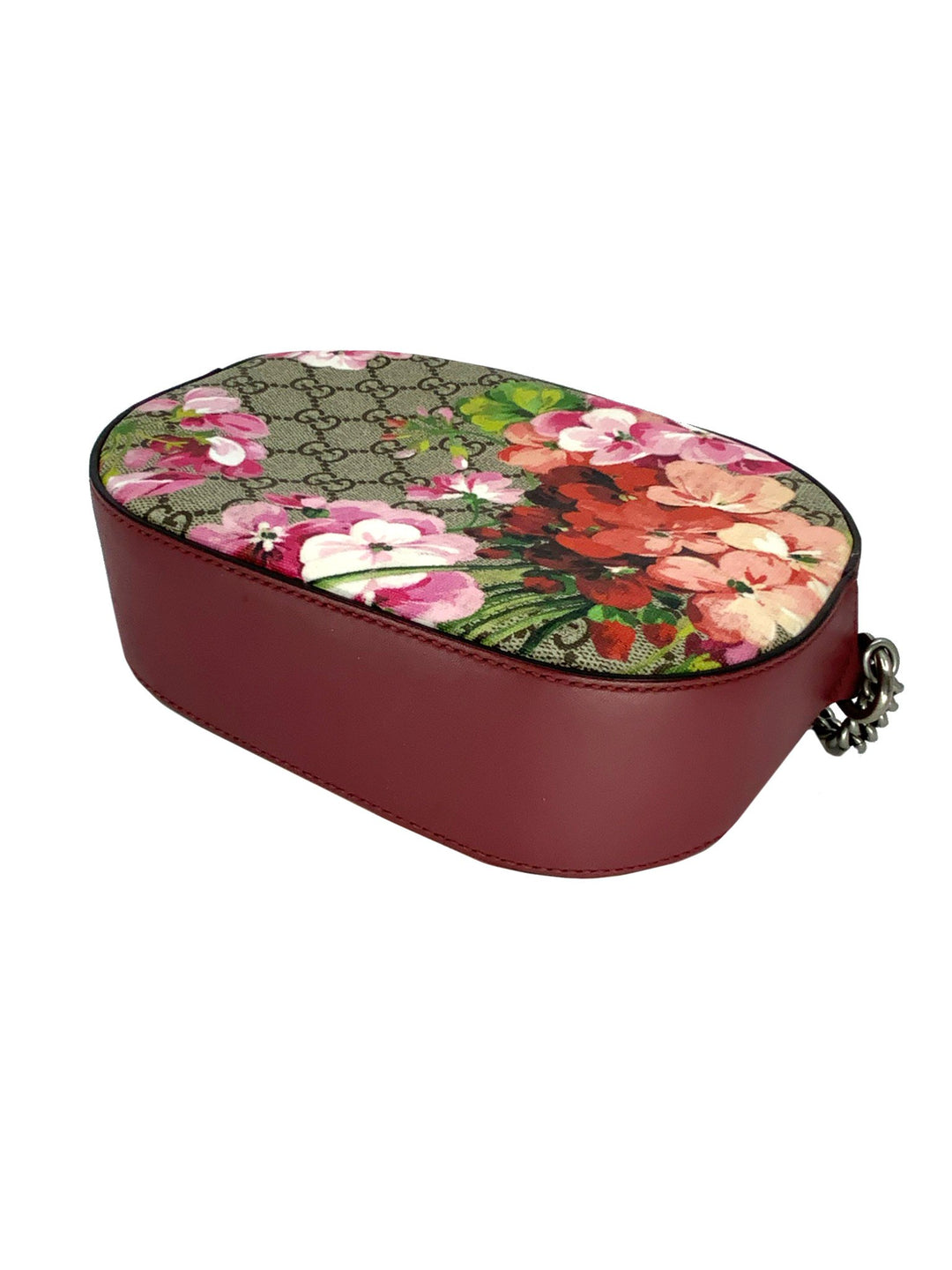 Gucci Blooms GG Supreme Mini Chain Crossbody Bag Consigned Designs