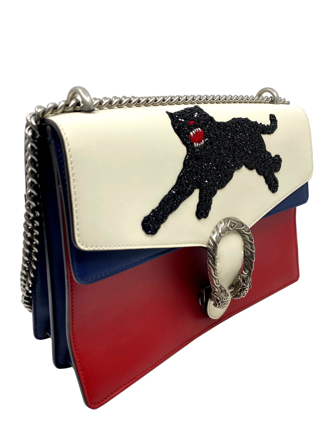 Gucci Dionysus Medium Sequin Panther Shoulder Bag Consigned Designs