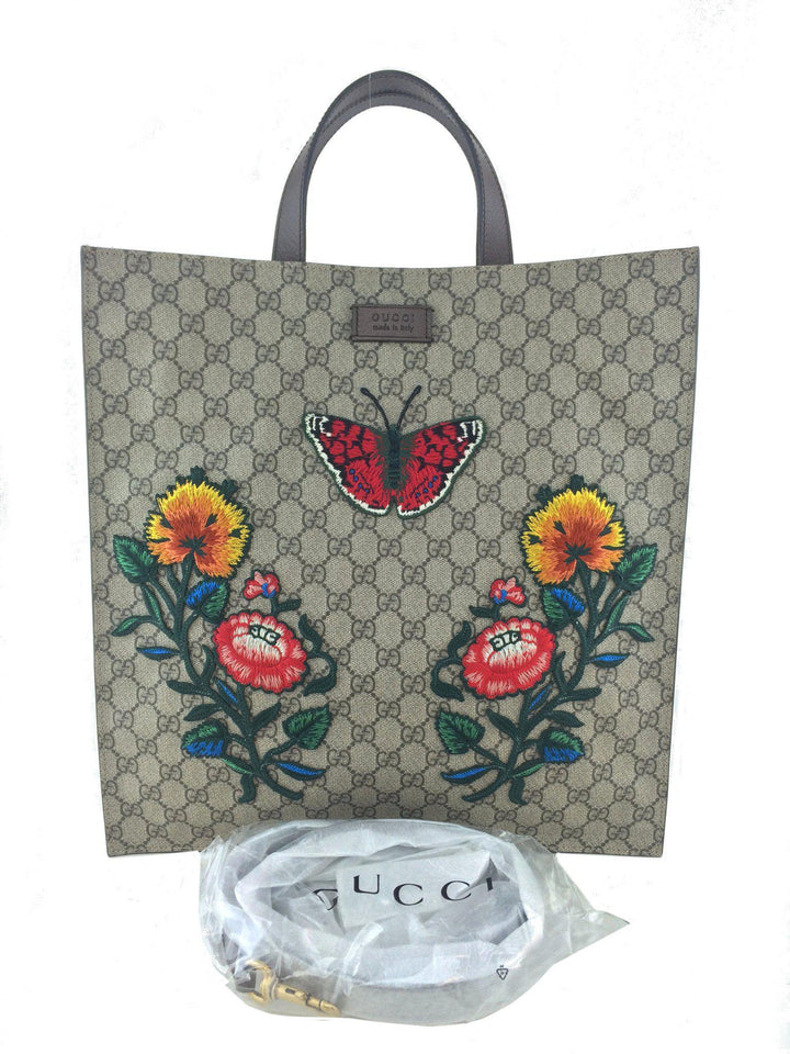 トートバッグ GUCCI GG SUPREME TOTE BAG GG Black large tote bag in black GG Supreme canvas | GUCCI® US