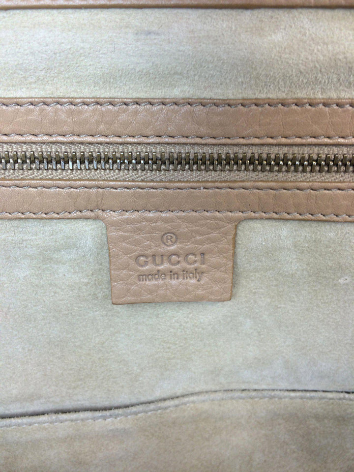 Gucci Leather Large GG Satchel Flap Bag - Consigned Designs