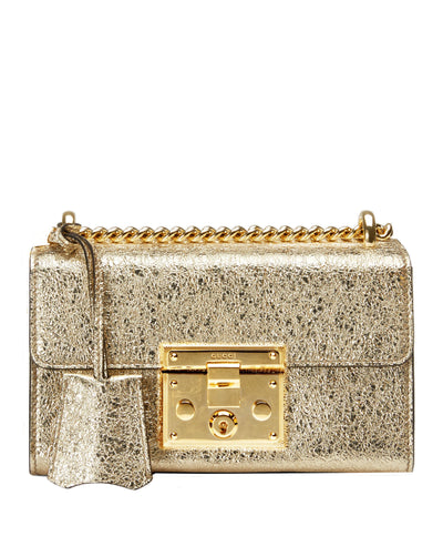 Gucci Padlock Small Metallic Shoulder Bag-Consigned Designs