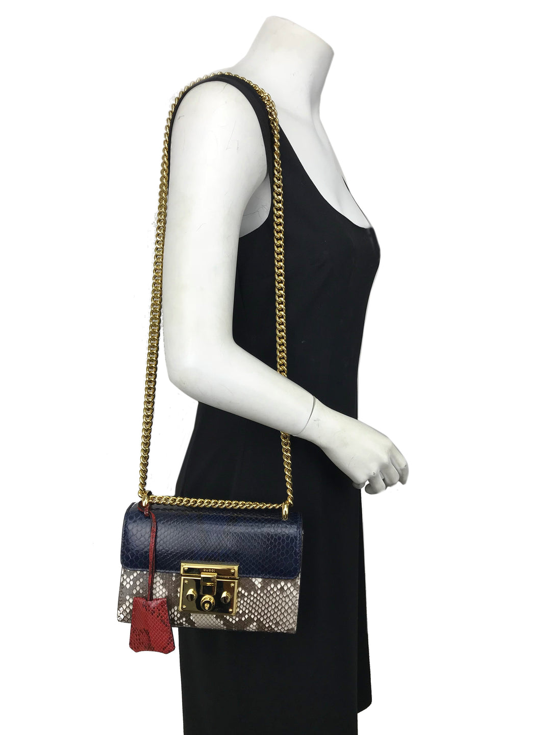 GIDEAL. chain shoulder mini bag【python】 Gucci GCC Exclusive Horsebit Gold Python Mini Shoulder Bag