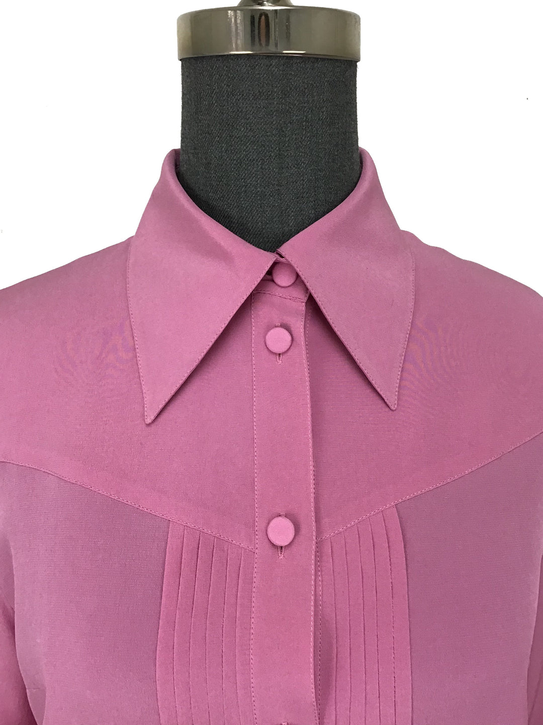 Tシャツ・カットソー GUCCI SS25 Pink crepe blouse (808280ZHS04 5797) 788093_XJG5R_5967_003_100_0000