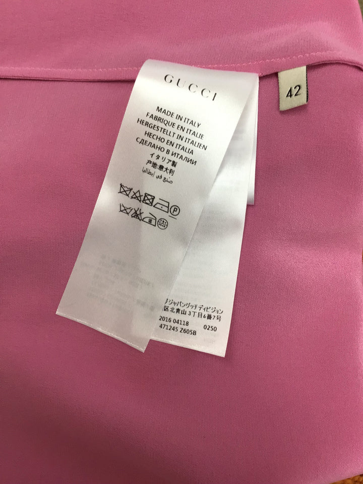 20SS GUCCI フレアスカート　サイズ38 ピンク 20SS GUCCI フレアスカート サイズ38 ピンク