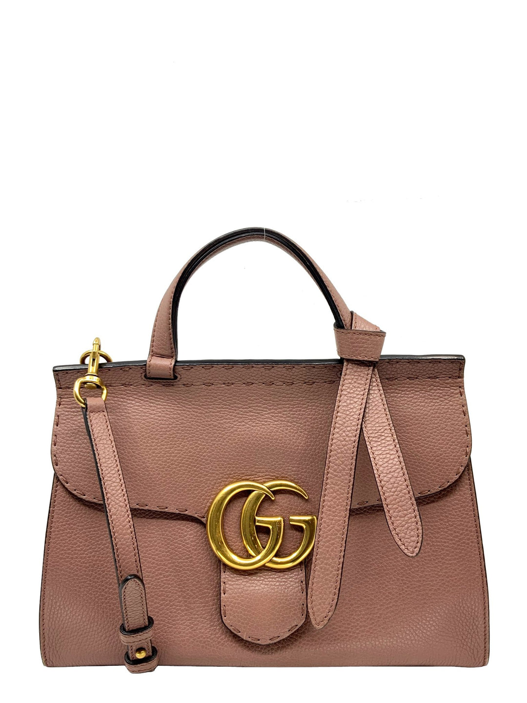 Gucci Small GG Marmont Top Handle Bag - Consigned Designs