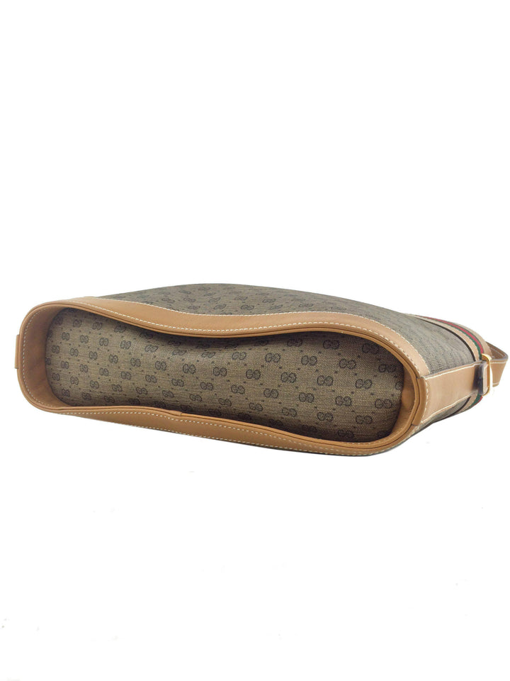 Gucci Vintage GG Monogram Web Shoulder Bag - Consigned Designs