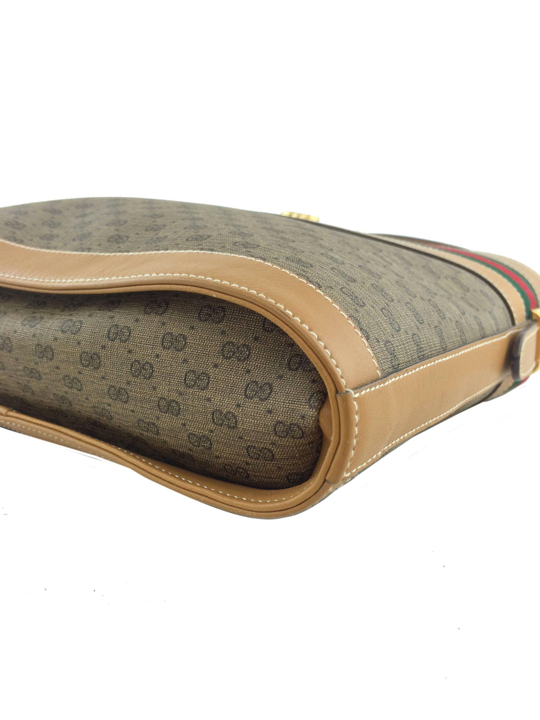 Gucci Vintage GG Monogram Web Shoulder Bag - Consigned Designs