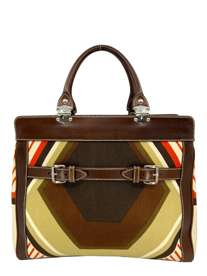 Miu Miu Canvas and Leather Patchwork Tote - Consigned Designs