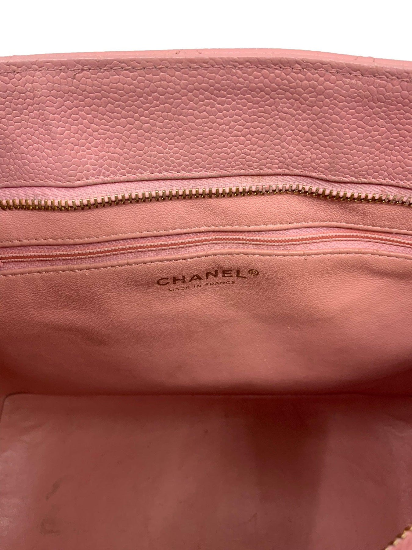 Chanel Quilted Caviar Medallion Tote Bag