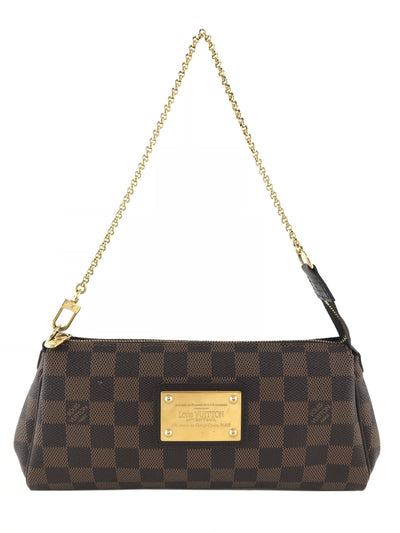 Louis Vuitton Damier Ebene Canvas Eva Clutch-Consigned Designs