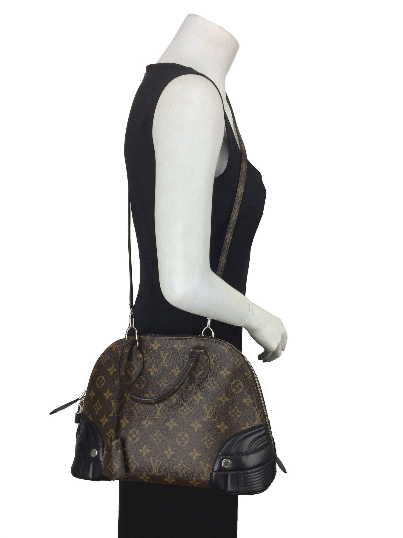 Louis Vuitton Limited Edition Shiny Monogram Canvas Alma PM Bag