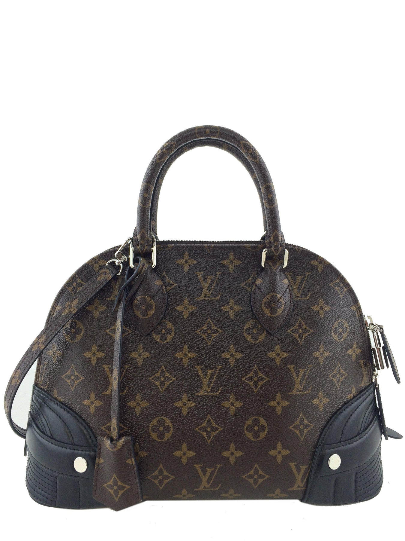 Brown Louis Vuitton Monogram Patches Alma PM Handbag