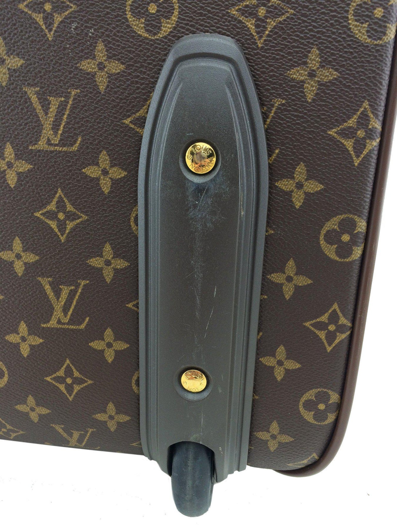 Sold at Auction: A Louis Vuitton Pegase monogram cabin / trolley bag case LV  catalogue no. M23250, with suit carrier bag to interior