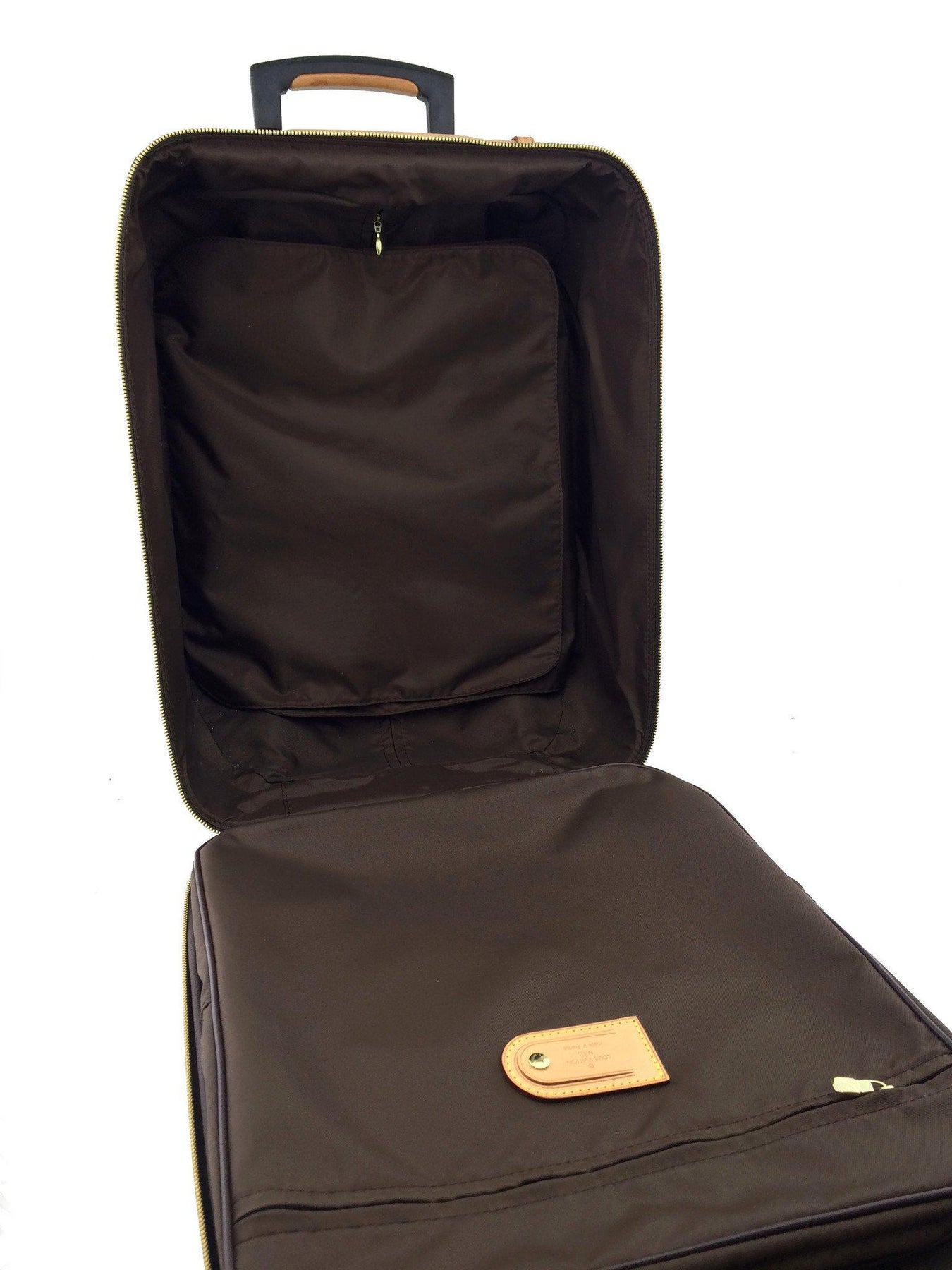 Louis Vuitton Pegase 60 Suitcase Carry On Brown Monogram Canvas Weeken -  MyDesignerly