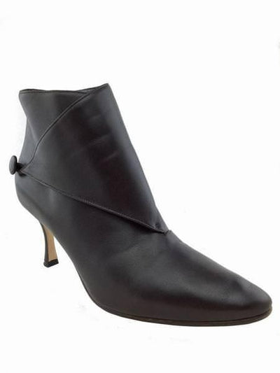 Manolo Blahnik Diaz Leather Ankle Booties Size 8.5-Consigned Designs