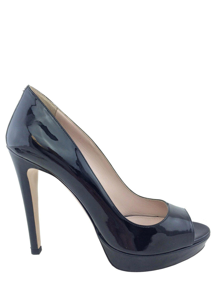 靴 Archive miu miu square toe Python pumps Miu Miu Python-Printed Leather Pumps | Neiman Marcus