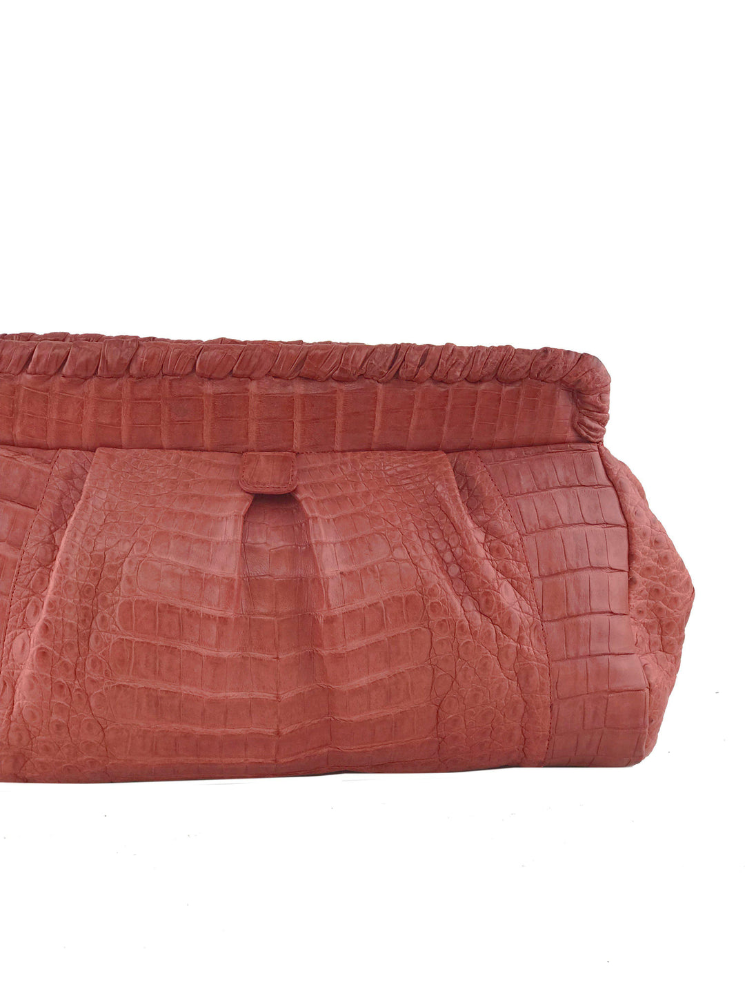 Nancy Gonzalez Orange Crocodile Bag - Ann's Fabulous Closeouts