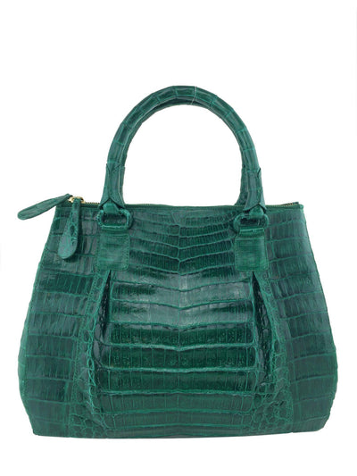 Nancy Gonzalez Double-Zip Crocodile Tote Bag-Consigned Designs