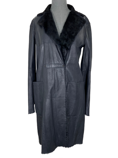 AKRIS Lambskin Fur Reversible Coat Size M-Consigned Designs