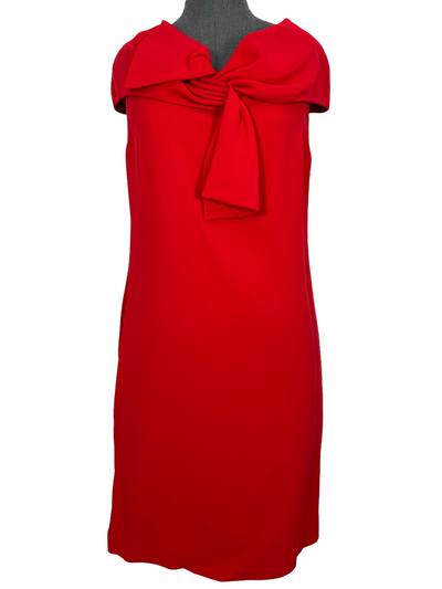 Valentino Silk Bow Cocktail Dress Size M-Consigned Designs