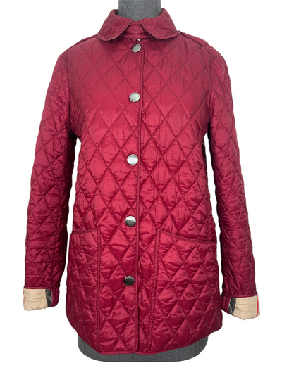 Burberry London Diamond Quilted Jacket Size S-Consigned Designs