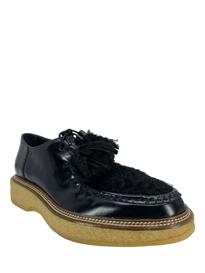 Tod's Leather and Sheepskin Loafers Size 9-Consigned Designs