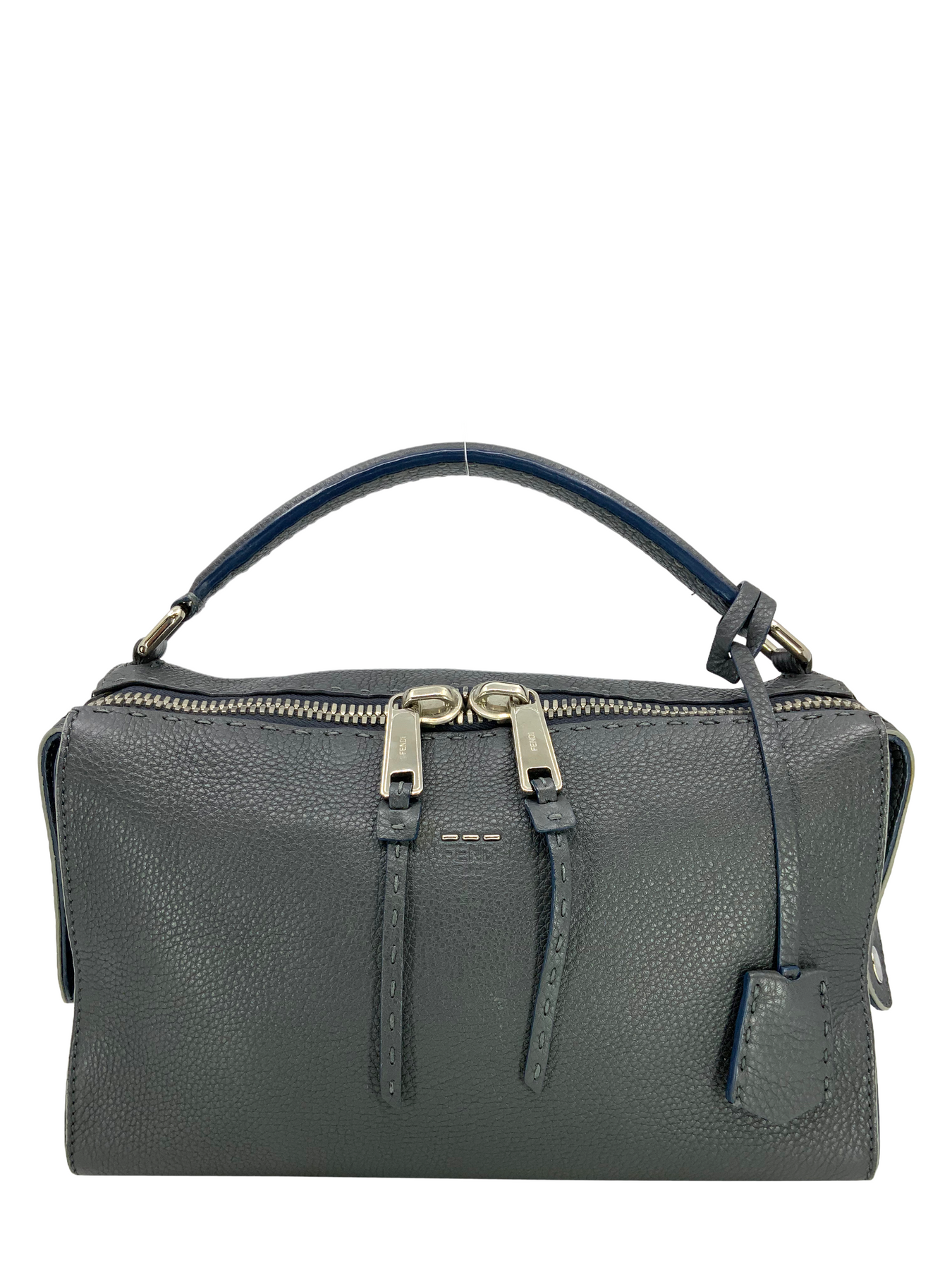 gatear Para exponer Fragua FENDI Lei Selleria Leather Boston Bag - Consigned Designs
