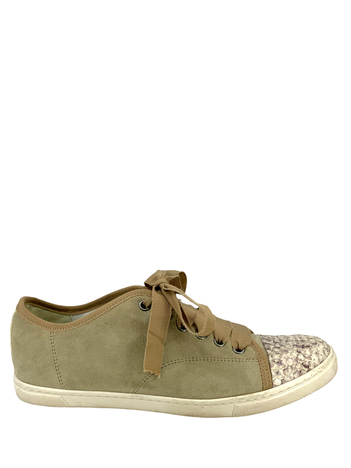 LANVIN／ディープグリーン Lanvin Curb Sneaker - Dark Green – Kith