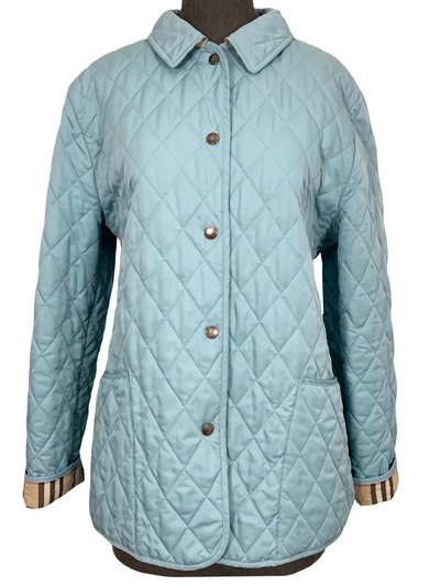 Burberry London Diamond Quilted Jacket Size L-Consigned Designs