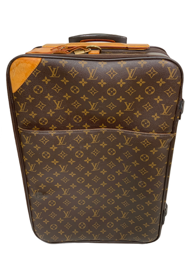 Louis Vuitton Pegase 50 Monogram Canvas Rolling Suitcase Travel Bag-Consigned Designs