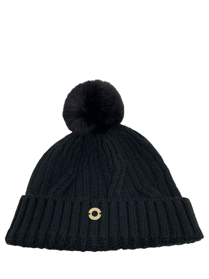 Loro Piana ベビーキャッシュミア ニット帽 Loro Piana Baby Cashmere and Chinchilla Pompon Beanie Hat