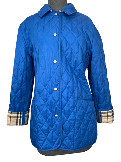 Burberry London Diamond Quilted Jacket Size S-Consigned Designs