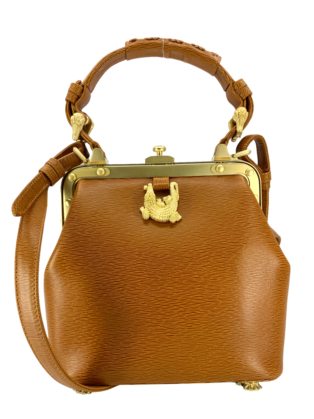 Barry Kieselstein-Cord Leather Trophy Alligator Bag - Consigned