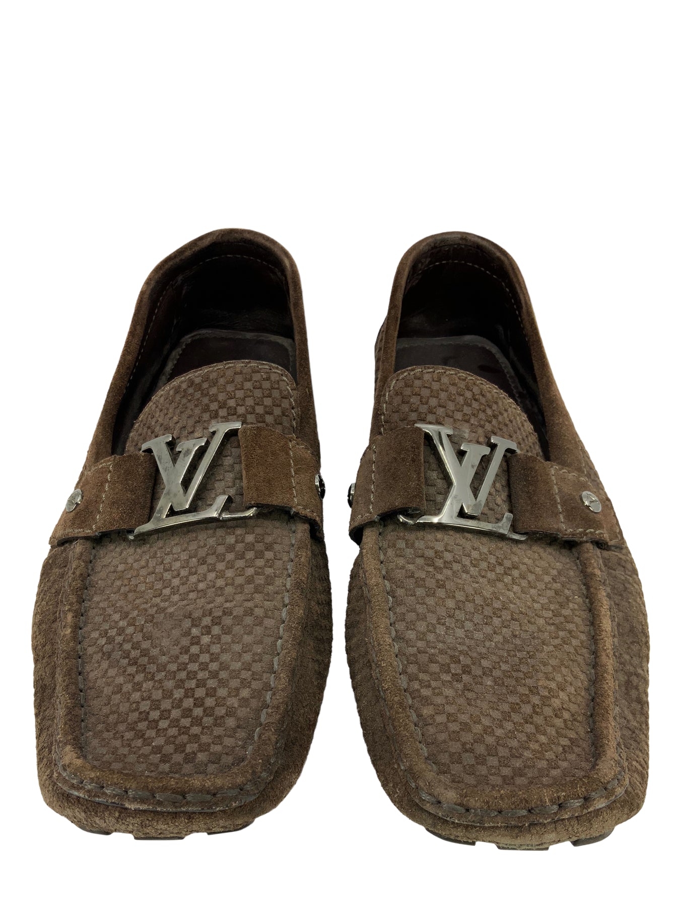 Louis Vuitton Monte Carlo Suede Men's Driving Loafers Size 8