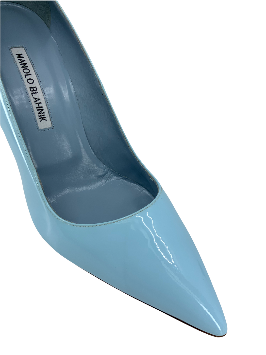 Manolo Blahnik BB Patent Leather Point-Toe Pumps Size 8.5 Manolo Blahnik BB Patent Leather Point-Toe Pumps Size 8.5