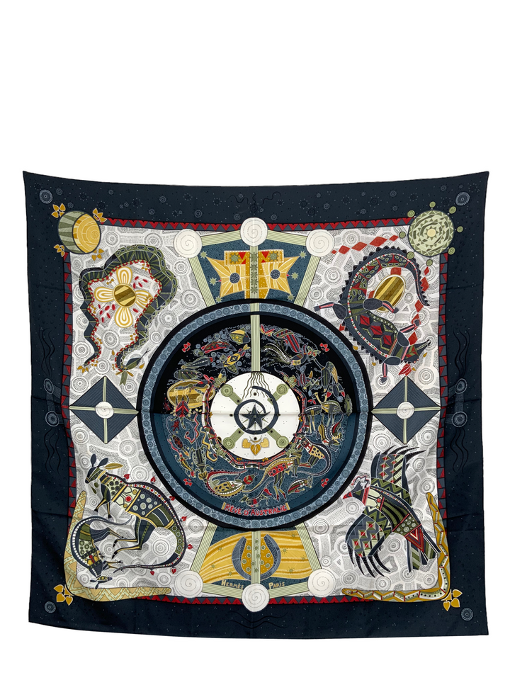 HERMES Reve d'Australie Silk Scarf 90 - Consigned Designs
