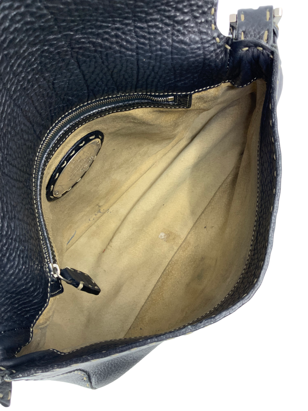 【関税&送料込】Fendi Soprabito Selleria Leather Fendi Black Selleria Leather Adele 1328 Bag 8BN247 | Yoogi's