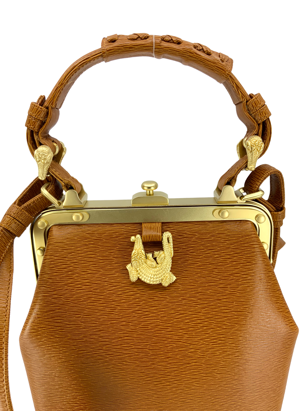 Barry Kieselstein-Cord Leather Trophy Alligator Bag - Consigned