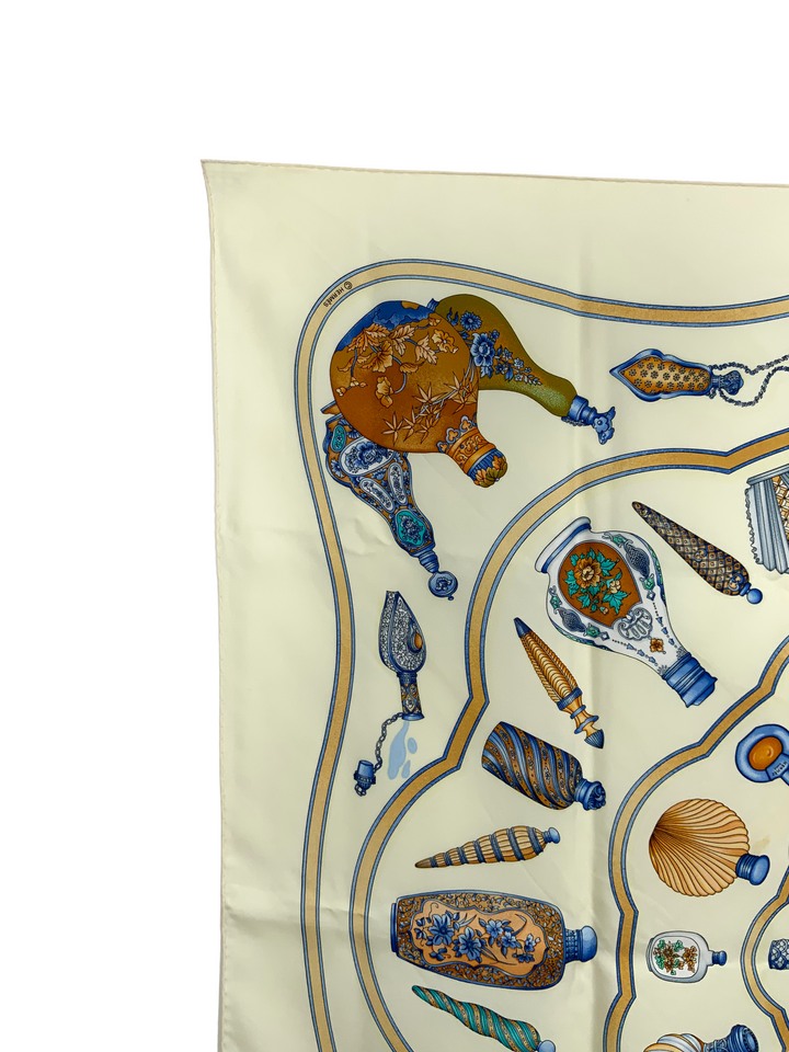 Hermes Qu' Importe Le Flacon Silk Scarf 90 - Consigned Designs