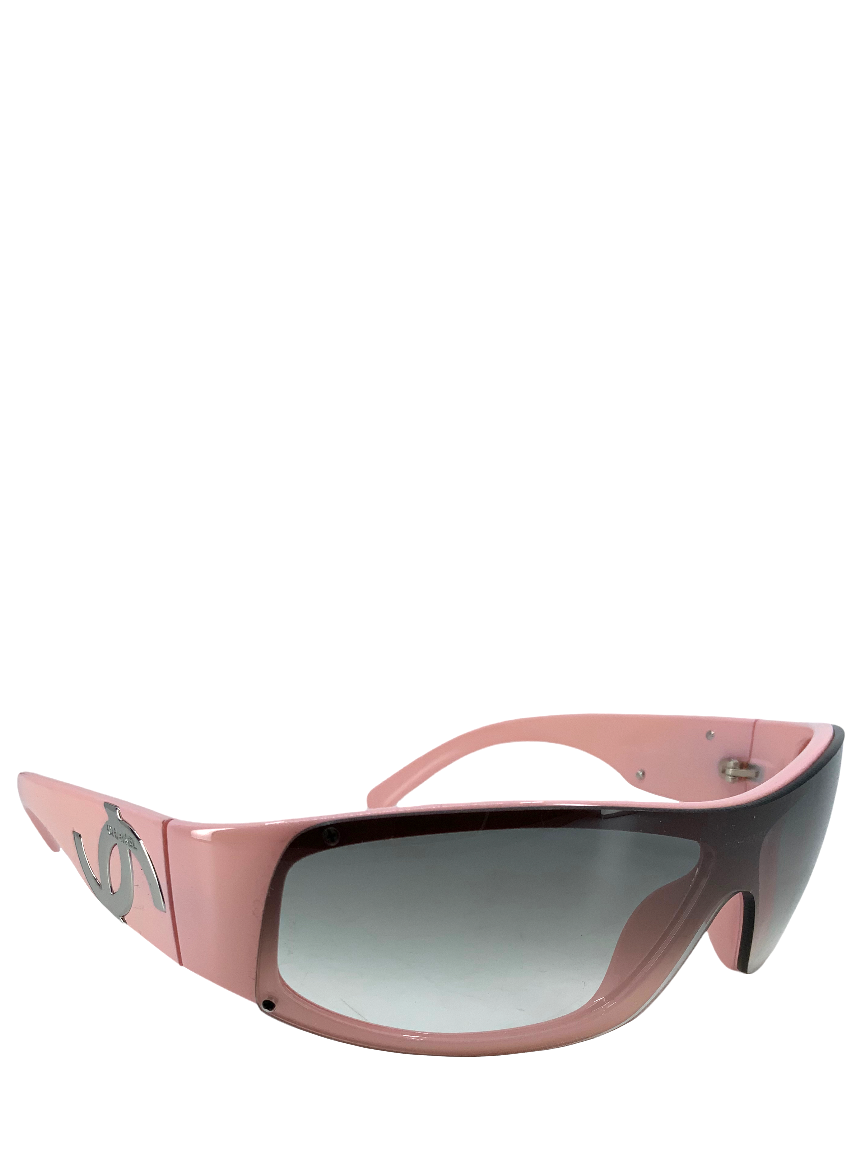 CHANEL Black Wrap Sunglasses for Women for sale