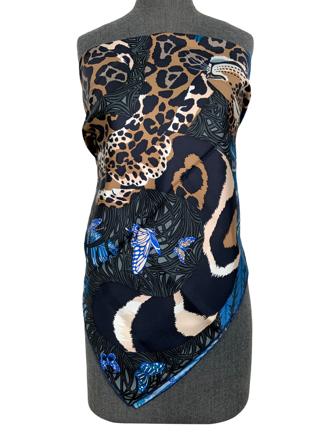 Hermes Jaquar Quetzal Silk Scarf 90 - Consigned Designs