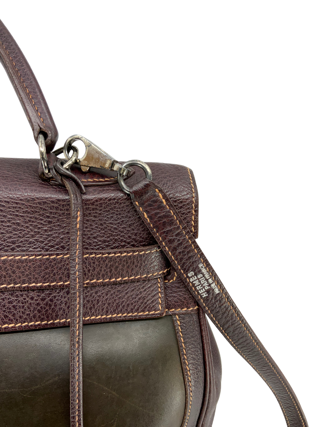 HERMES Vintage Kelly 35 Box Calfskin Bag - Consigned Designs