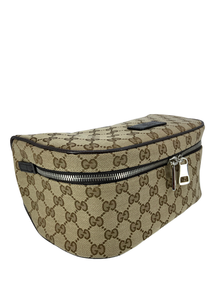 Gucci GG Monogram Canvas Waist Pouch NEW Consigned Designs