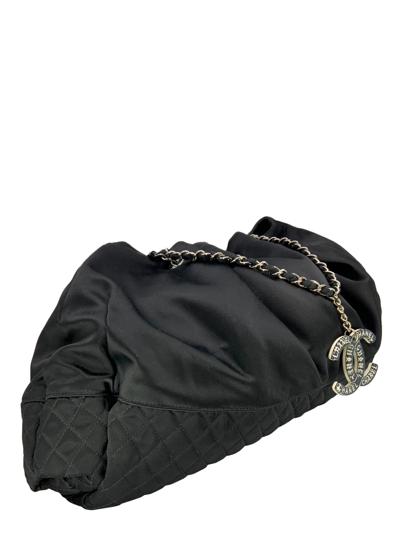 Chanel Melrose Coco Cabas Chain Drawstring Shoulder Bag