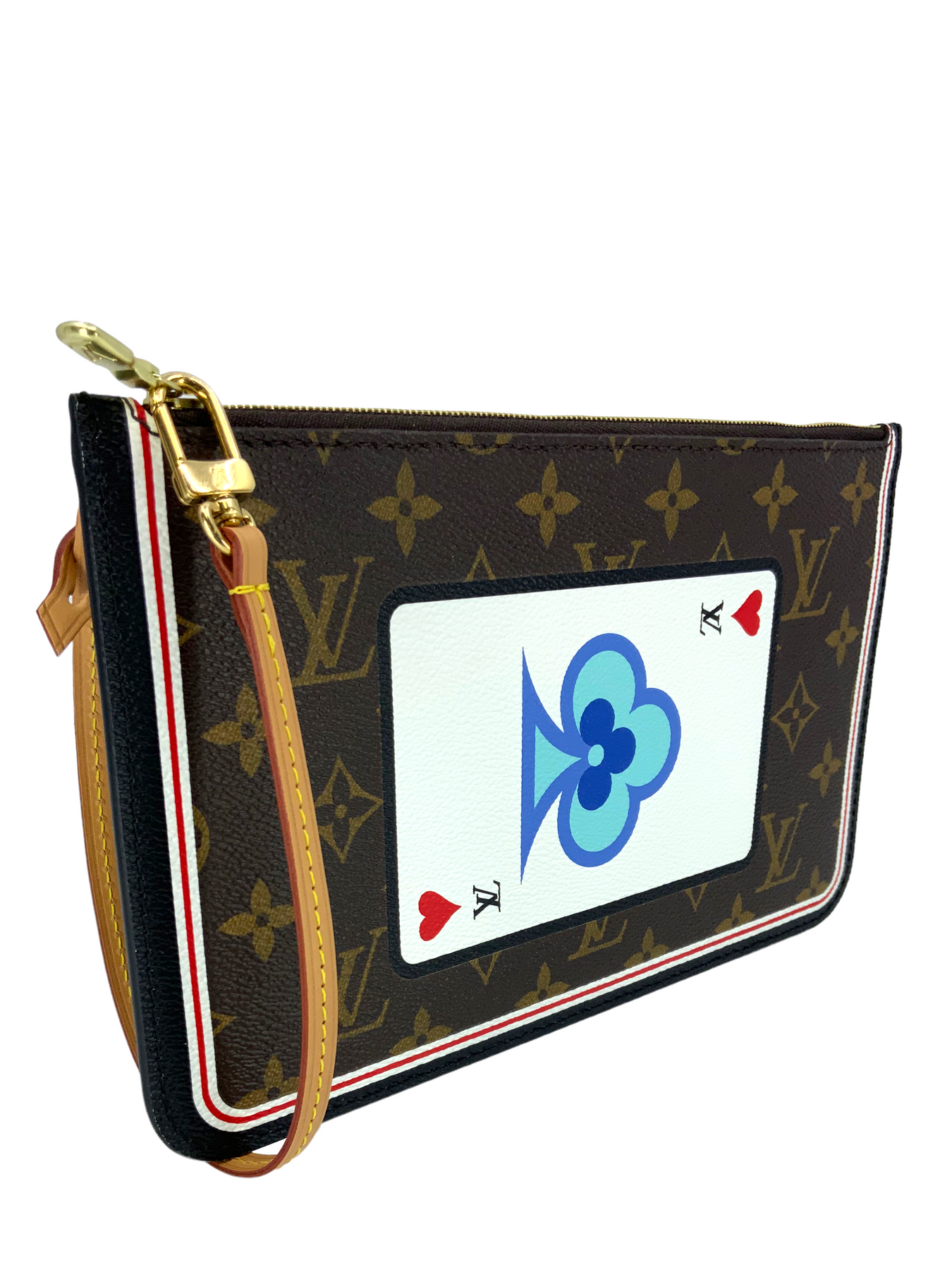 Louis Vuitton Poker White Multicolor Game On Monogram Neverfull MM 861870